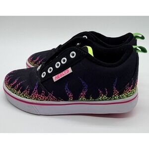 Heelys Shoes Youth Sz 2 M Black Pro 20 Prints Wheeled